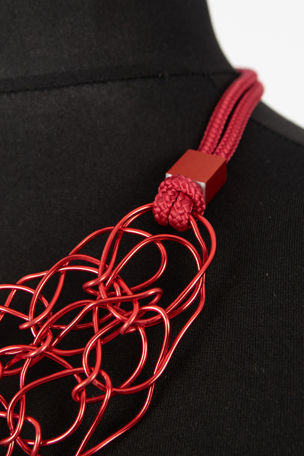 Christina Brampti Urban Abstract Wire Necklace