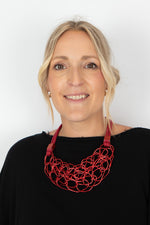 Christina Brampti Urban Abstract Wire Necklace