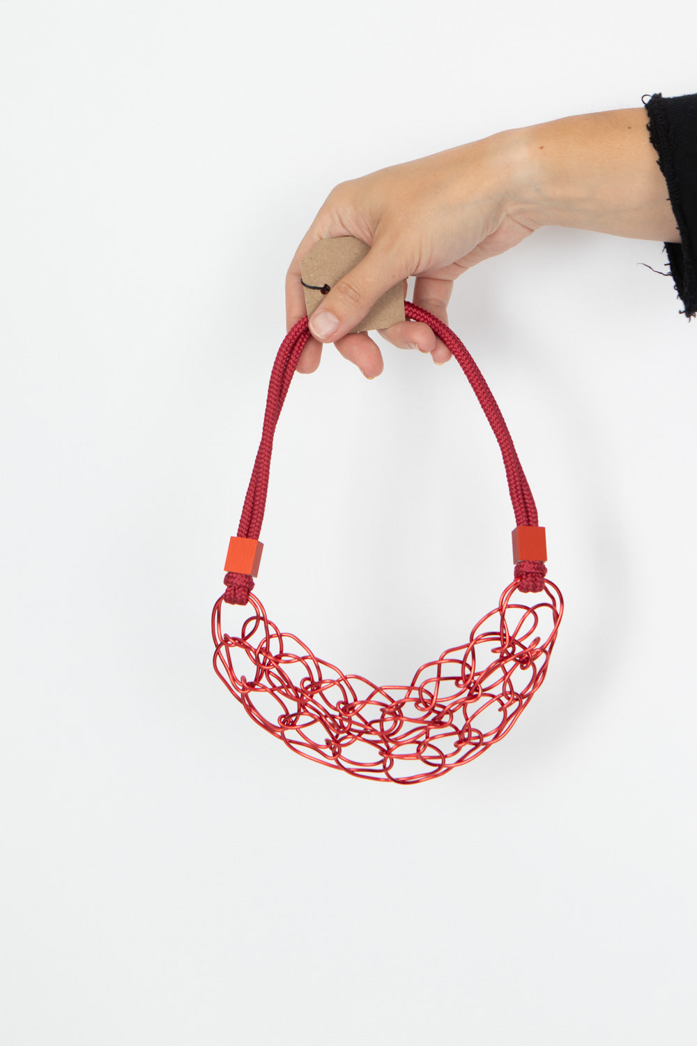 Christina Brampti Urban Abstract Wire Necklace