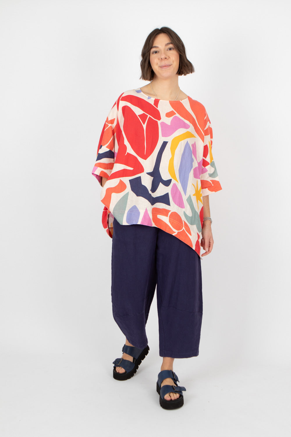 Estudio Viva Rosa Printed Top