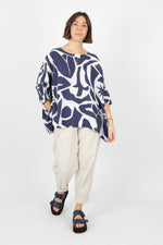 Estudio Viva Rosa Printed Top