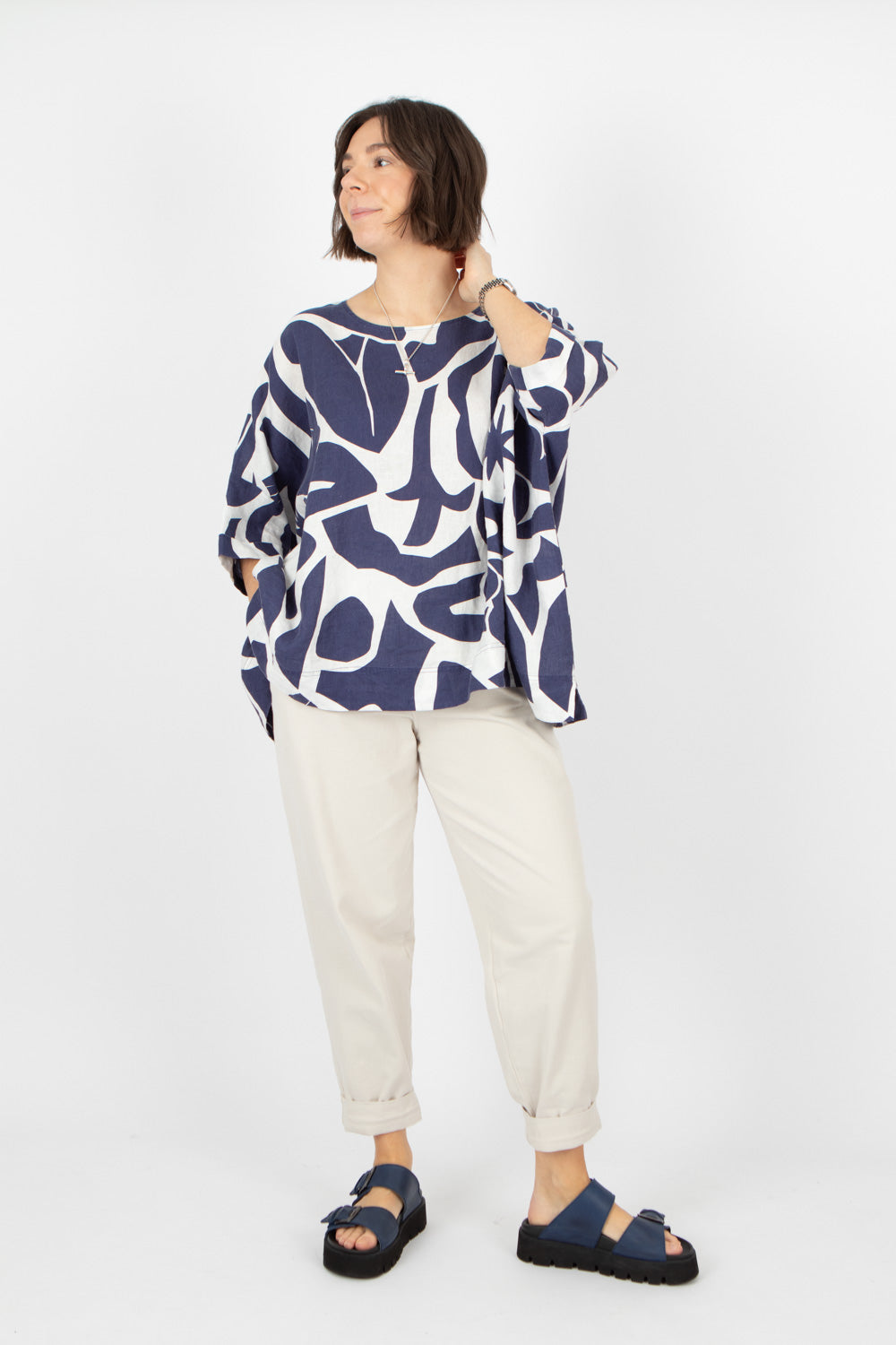 Estudio Viva Rosa Printed Top