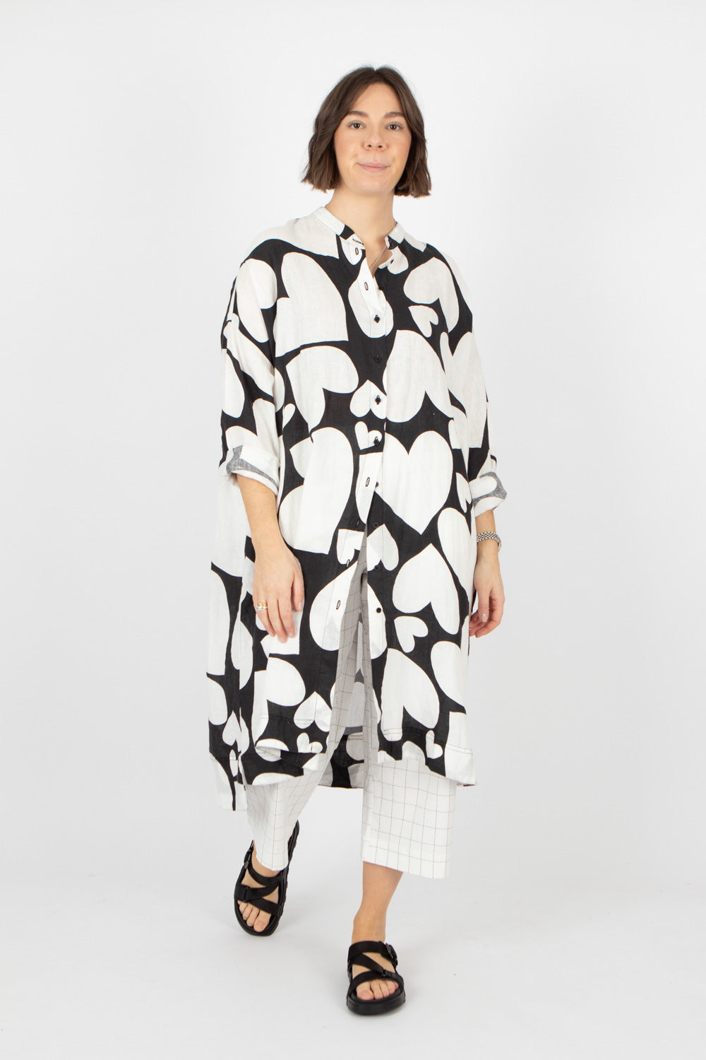 Estudio Viva Wivina Printed Shirt Dress