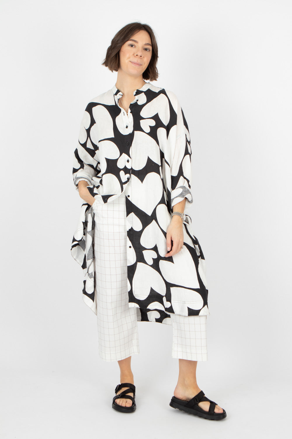 Estudio Viva Wivina Printed Shirt Dress