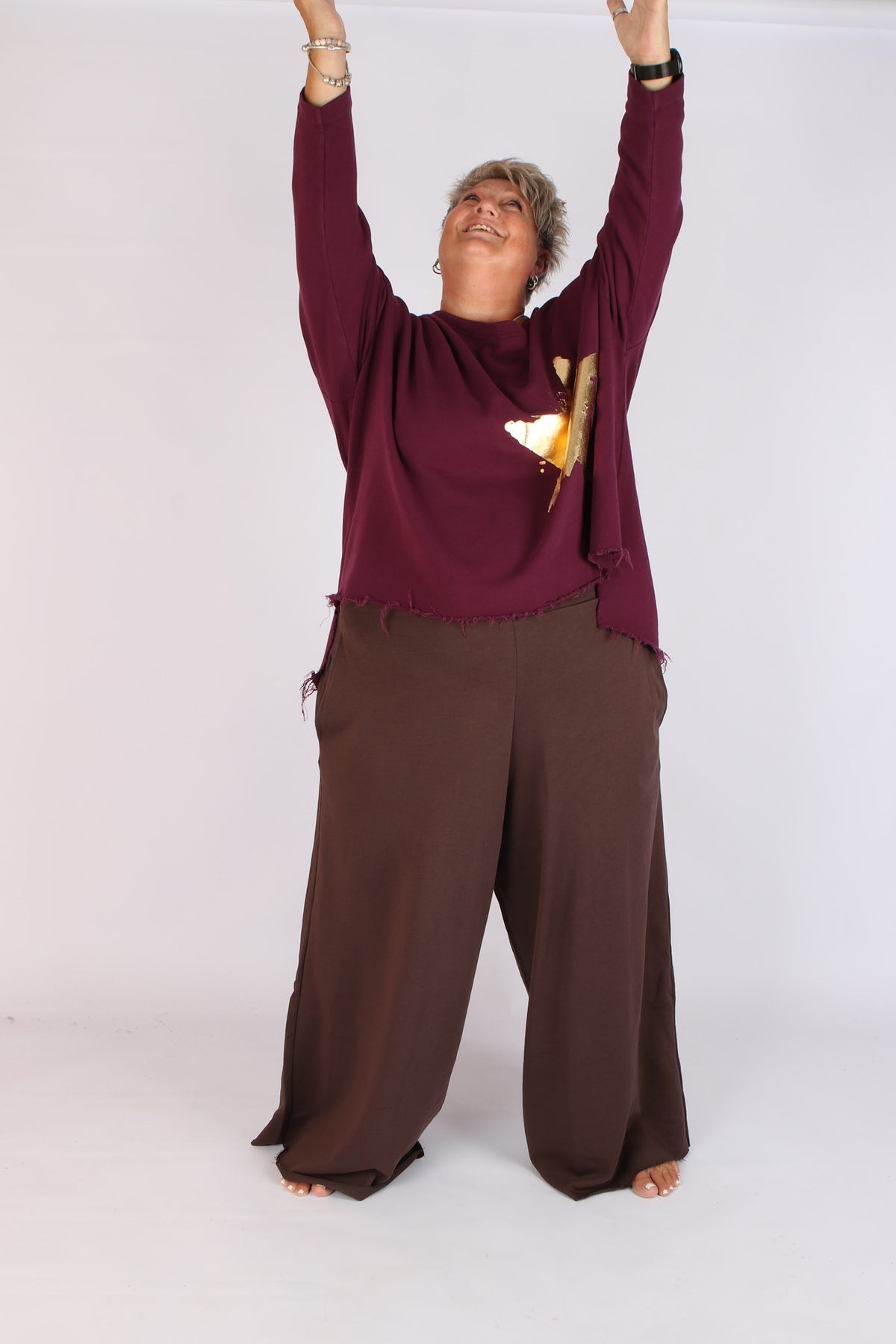 Estudio Viva Catarina Star Sweatshirt (Beet)