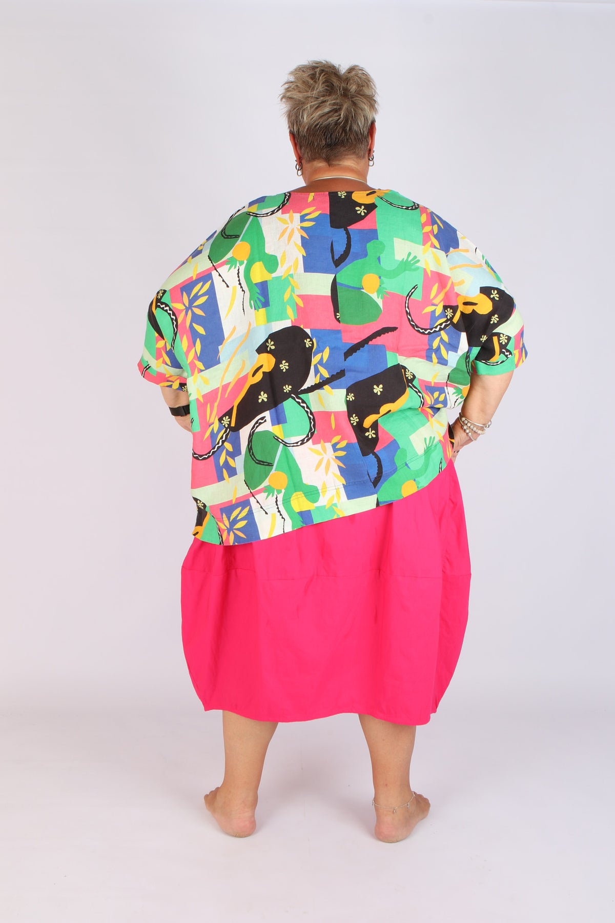 Estudio Viva Rosa Printed Top