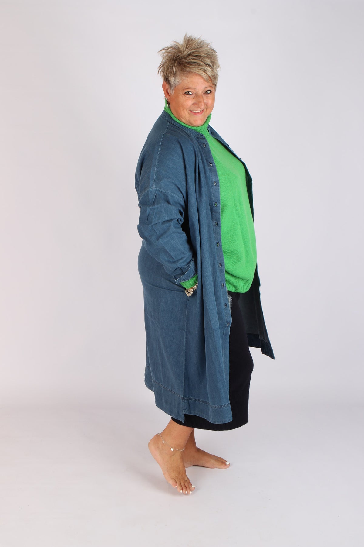 Estudio Viva Wivina Denim Shirt Dress