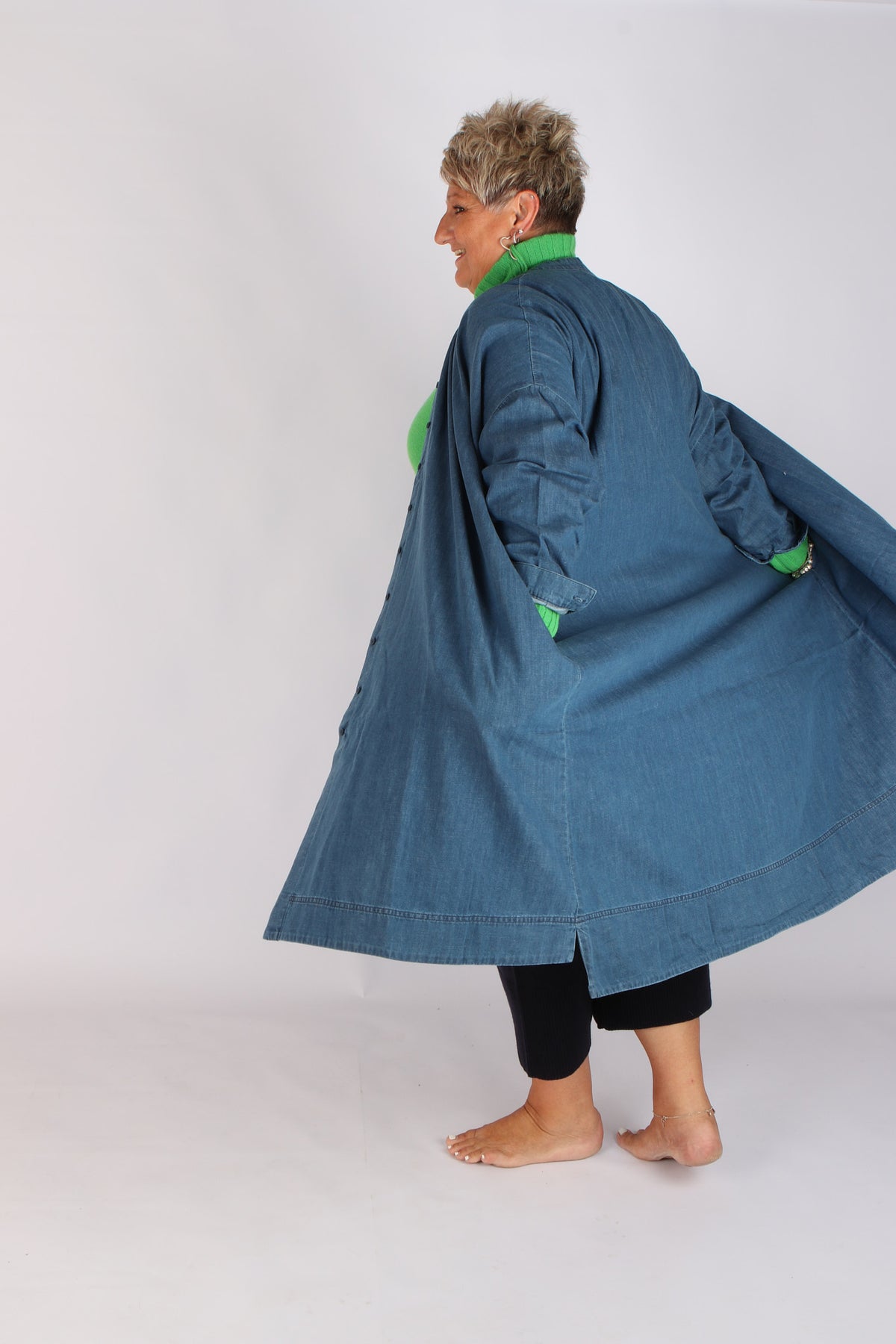 Estudio Viva Wivina Denim Shirt Dress