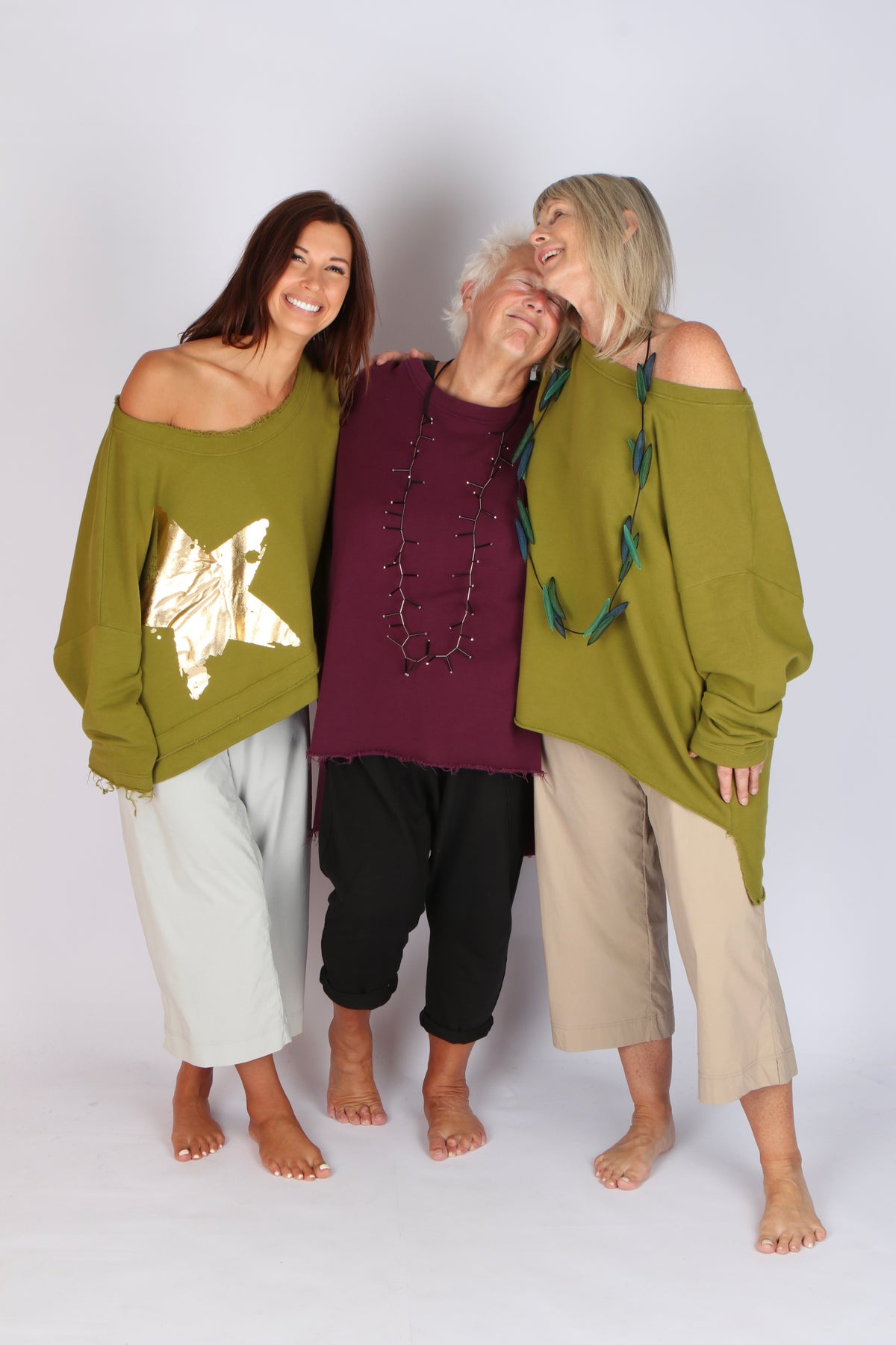 Estudio Viva Sofia Star Sweatshirt (Basil)