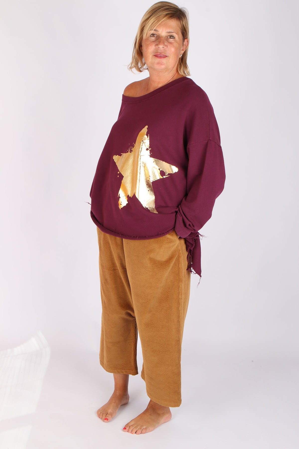Estudio Viva Catarina Star Sweatshirt (Beet)