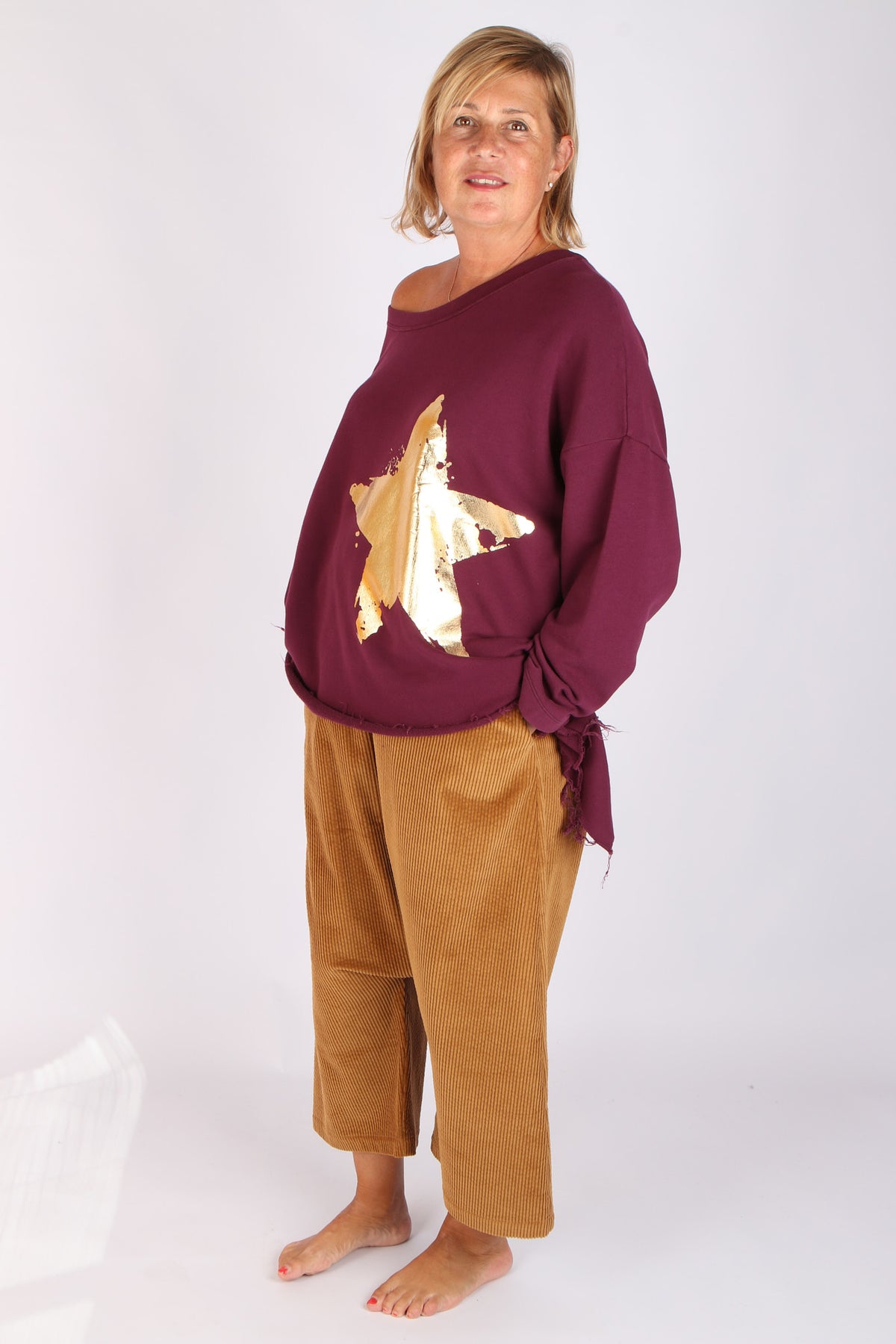 Estudio Viva Catarina Star Sweatshirt (Beet)