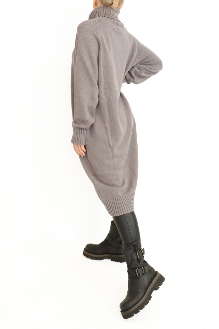 Roll neck dress